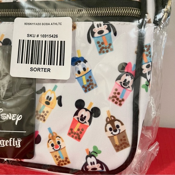NEW Loungefly Disney Mickey Mouse & Friends Boba Athletic Crossbody Bag - Picture 2 of 8